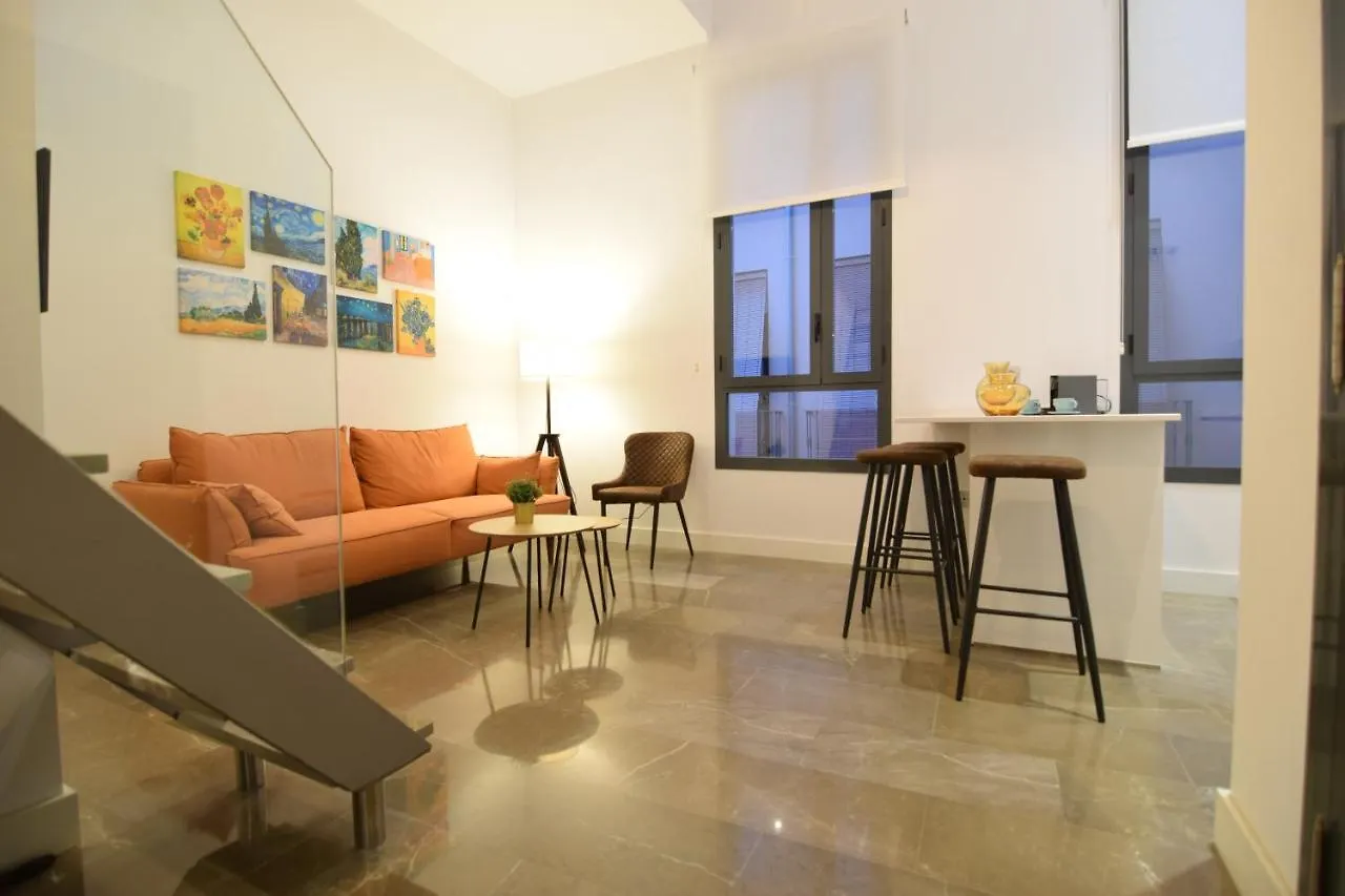 Loft Van Gogh, Centro Historico Málaga Lägenhet